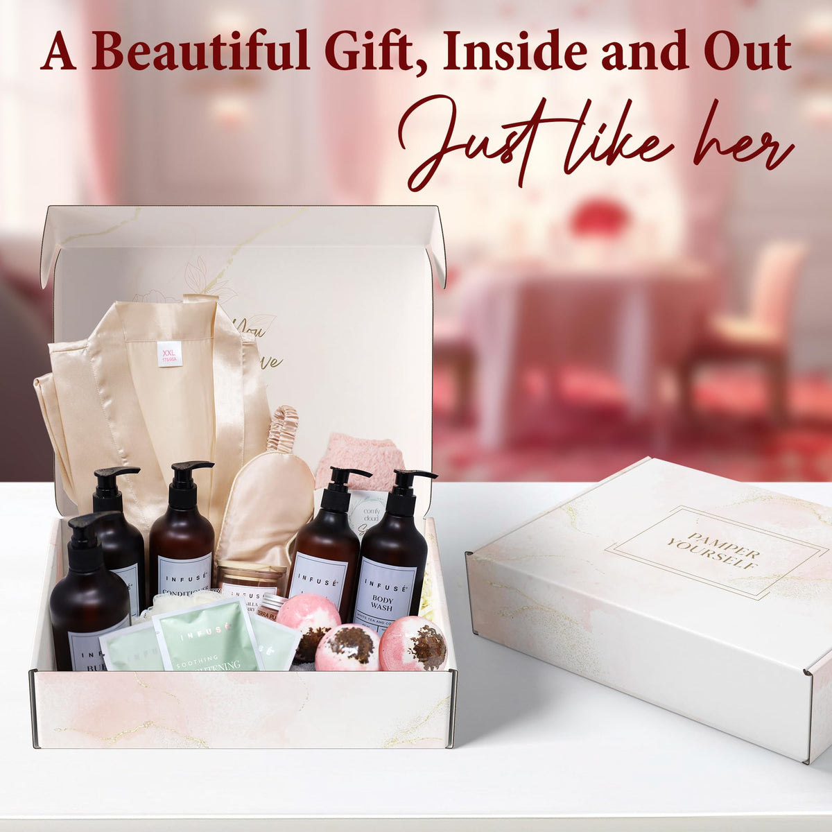 INFUSÉ rejuvenating face masks, quick glow boost.