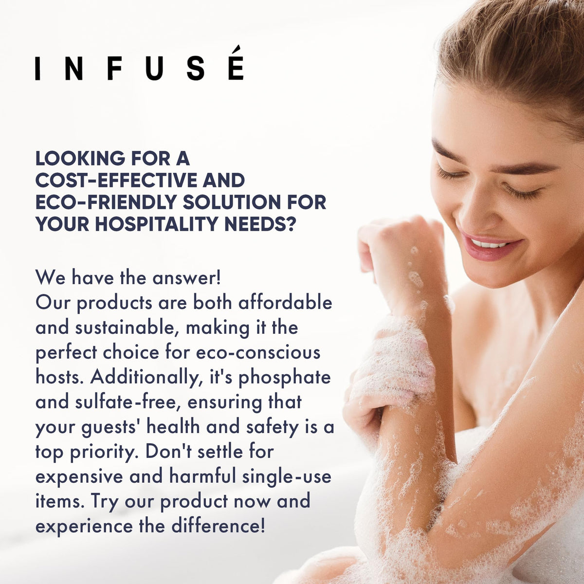 INFUSÉ paraben-free eco packaging emphasizes sustainable property choices