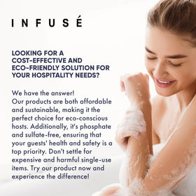 INFUSÉ paraben-free eco packaging emphasizes sustainable property choices
