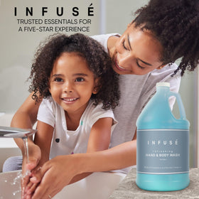 INFUSÉ refreshing white tea coconut scent for a spa like feel