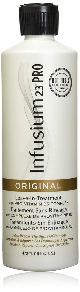 Infusium 23 Pro leave-in bottle delivers smooth, manageable hair after one use.
