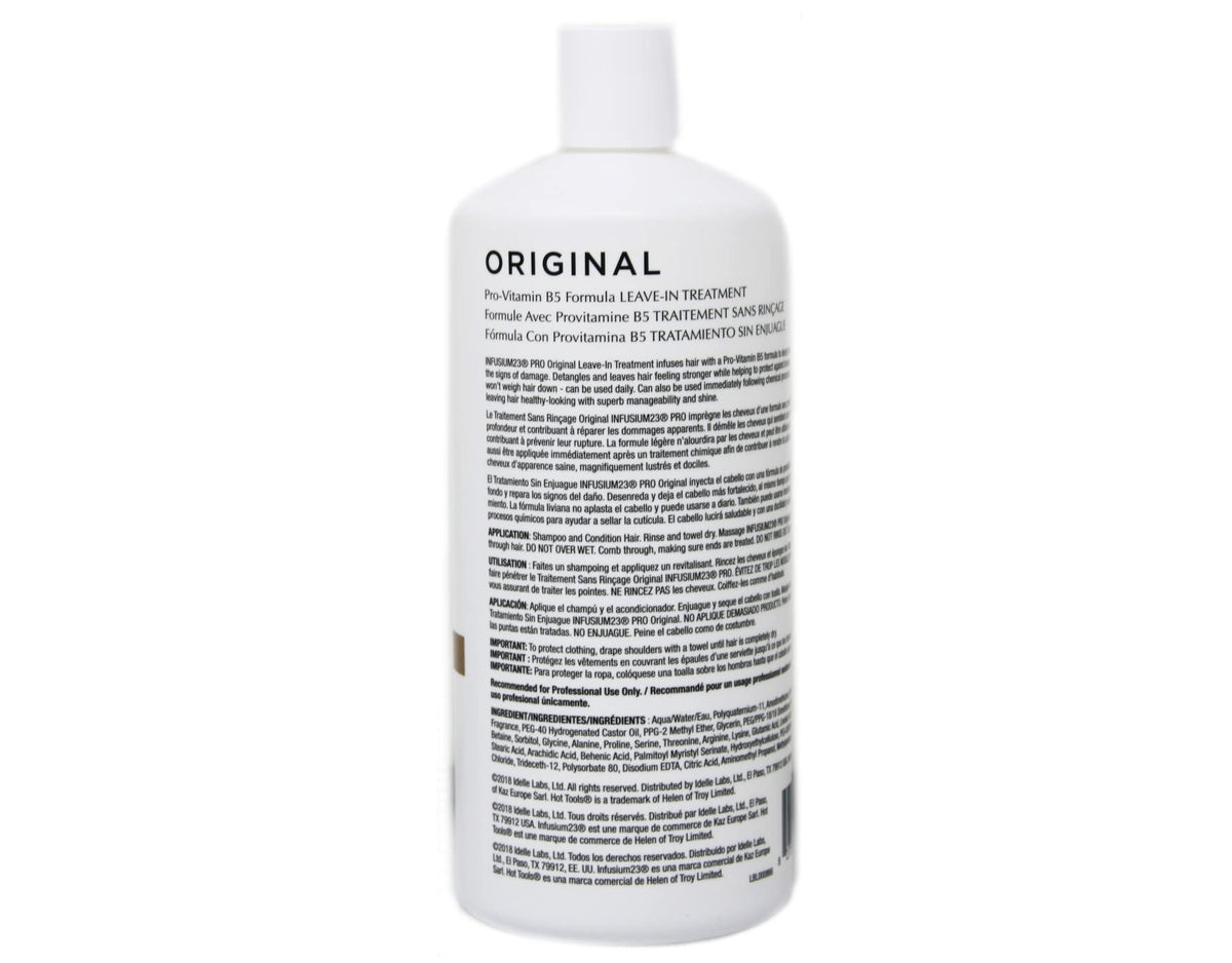 INFUSIUM 23 Pro Treatment Original bottle pour, easy to dispense during routine