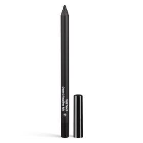 Inglot Kohl Pencil 01 swatch on skin revealing rich pigment