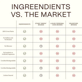 Chia seeds and natural ingredients highlighted in the formula