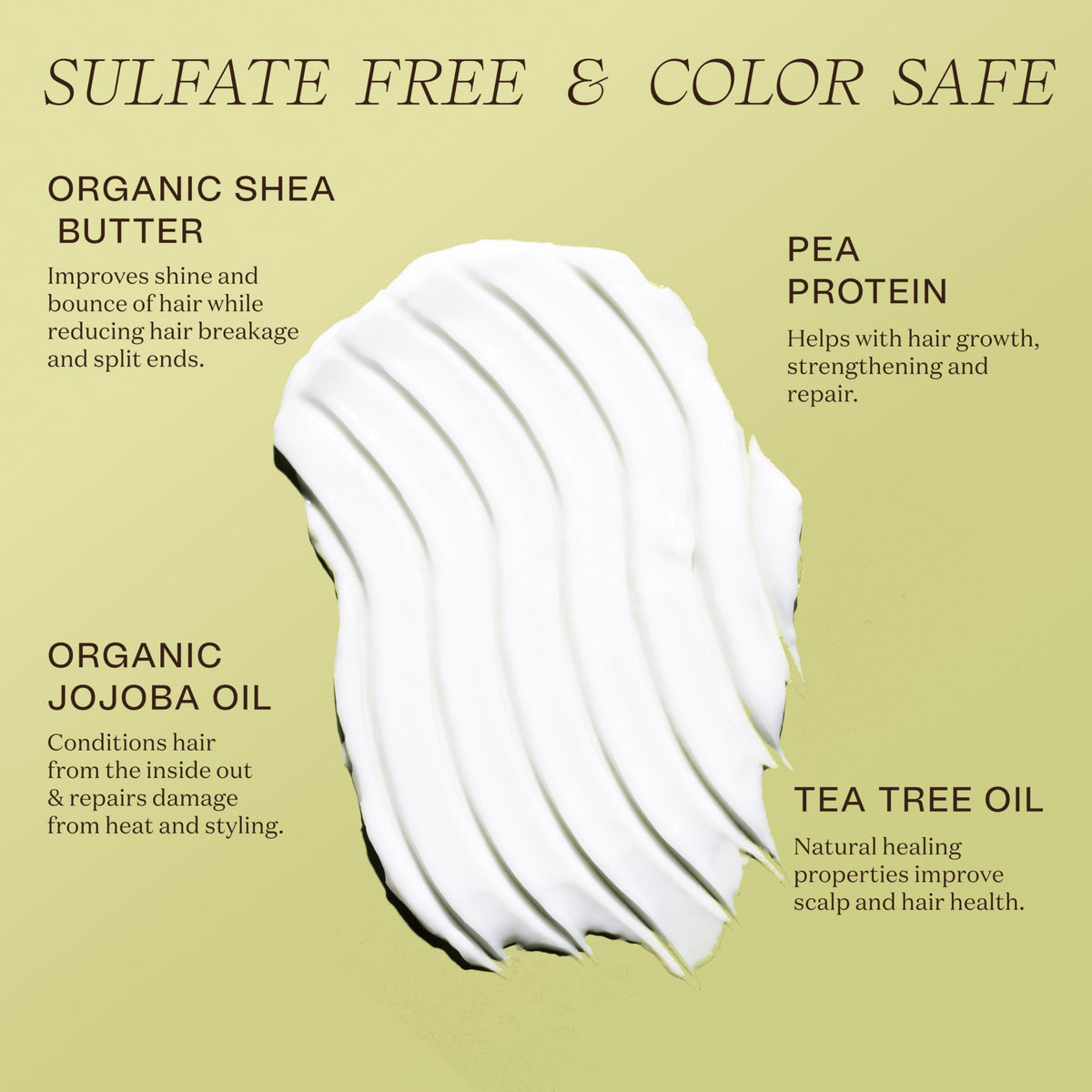 Ingreendients Shea Butter Cream jar delivering rich moisture to hair