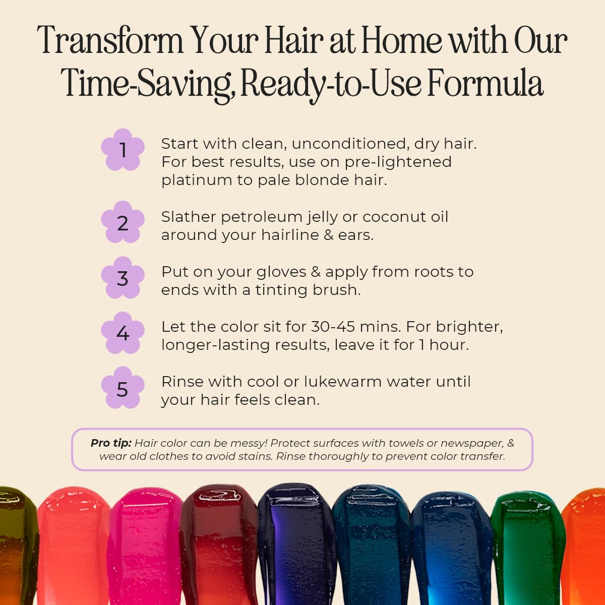 INH baobab seed oil nourishes hair during color deposit