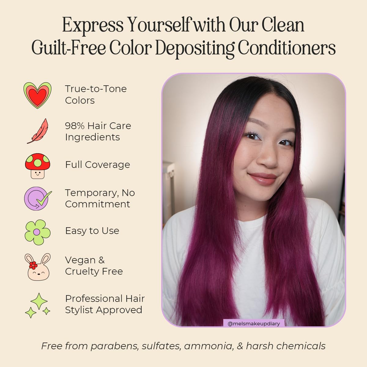 INH easy 30-60 minute application process for vibrant results