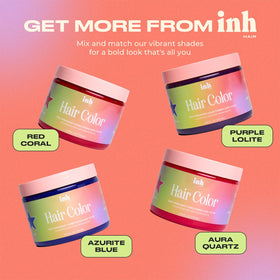 INH Color fades naturally over 6–8 washes for flexible styling