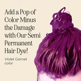 INH Garnet Violet cream texture enables easy pigment deposition.