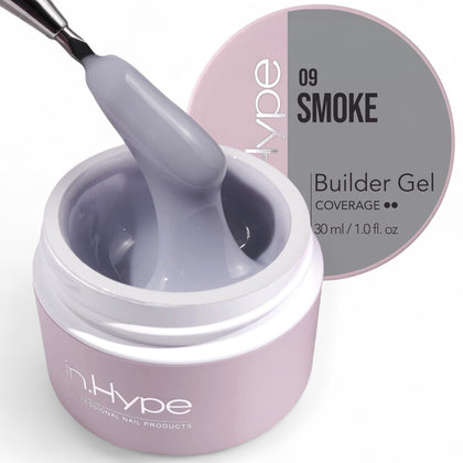 IN.HYPE camouflage gel Smoke bottle for durable UV/LED nail extensions
