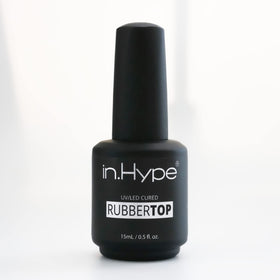 IN.HYPE Gel Top Coat Rubber bottle ready for a long-lasting, flexible manicure.