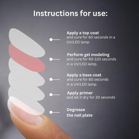 IN.HYPE overlay gel adds protective strength to natural nails.