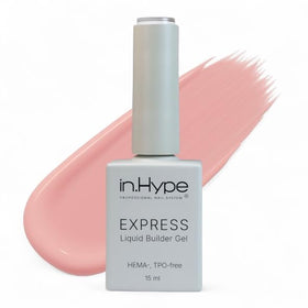 IN.HYPE Structure Gel bottle close-up showing self-leveling BIAB for stronger natural nails.