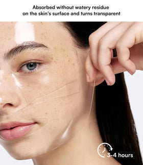Closeup of INIA mask focusing on pore refinement and texture