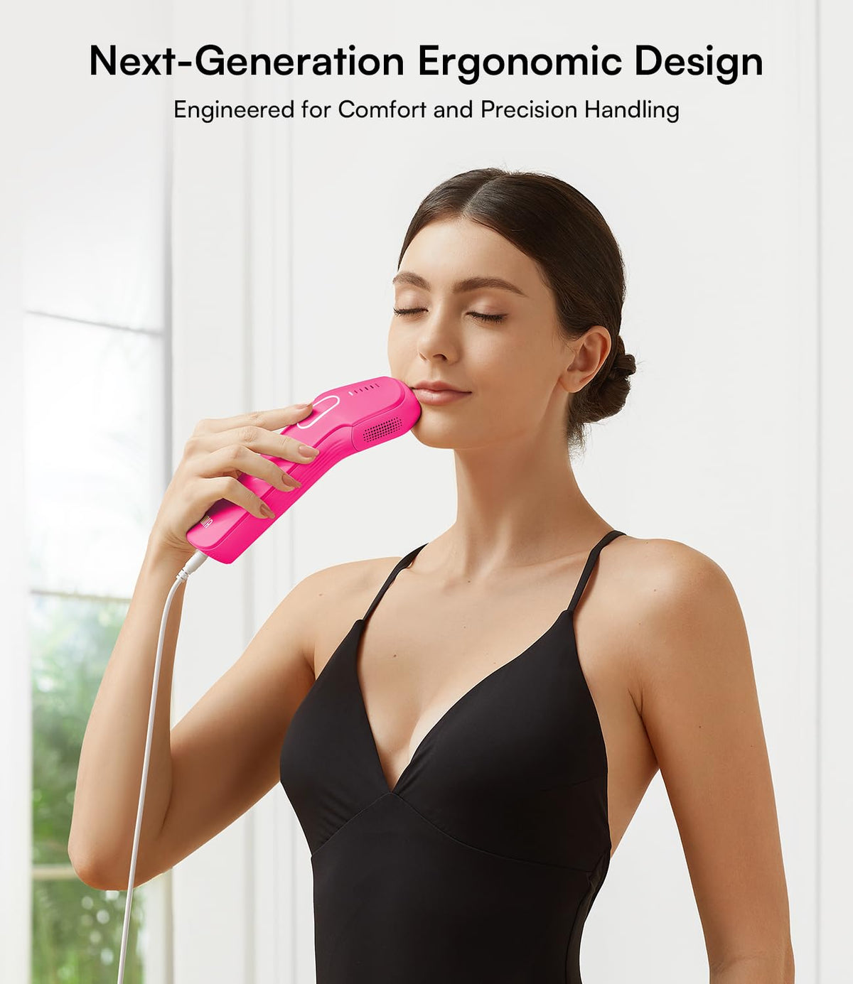 Ergonomic design and auto mode enable quick full body sessions.