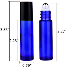 Inice bottle demonstrates essential oils or perfumes with a dark glass for protection.