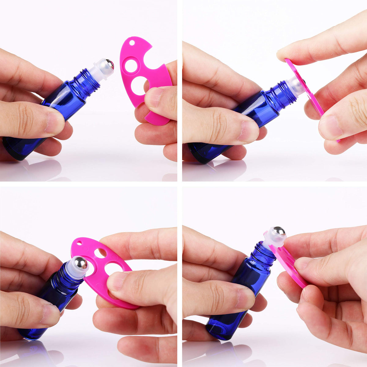Inice roller bottle features leak-proof cap to prevent spills during travel.
