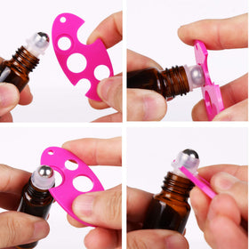 inice portable roller bottle close-up shows travel-friendly size for purses