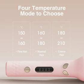 INK-EEZE curling iron pink 28mm diameter for classic curls.