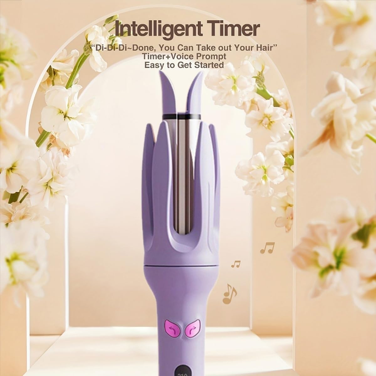 INK-EEZE ceramic heat plates delivering even warmth for frizz-free shine.