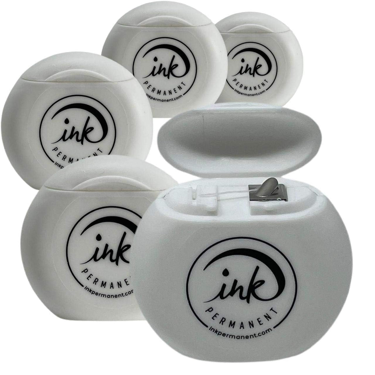 Ink Permanent brow mapping string 20m white roll for precise outlines in microblading