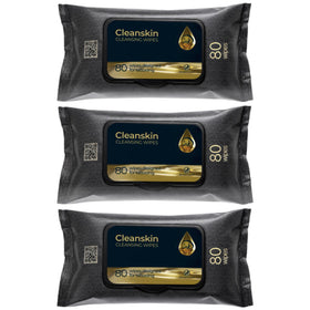 Ink Permanent CleanSkin wipes in a 3-pack for unscented tattoo cleansing.