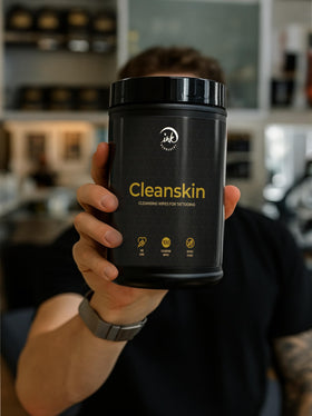 Ink Permanent pre-soaked green soap wipes ideal for mess-free prep.
