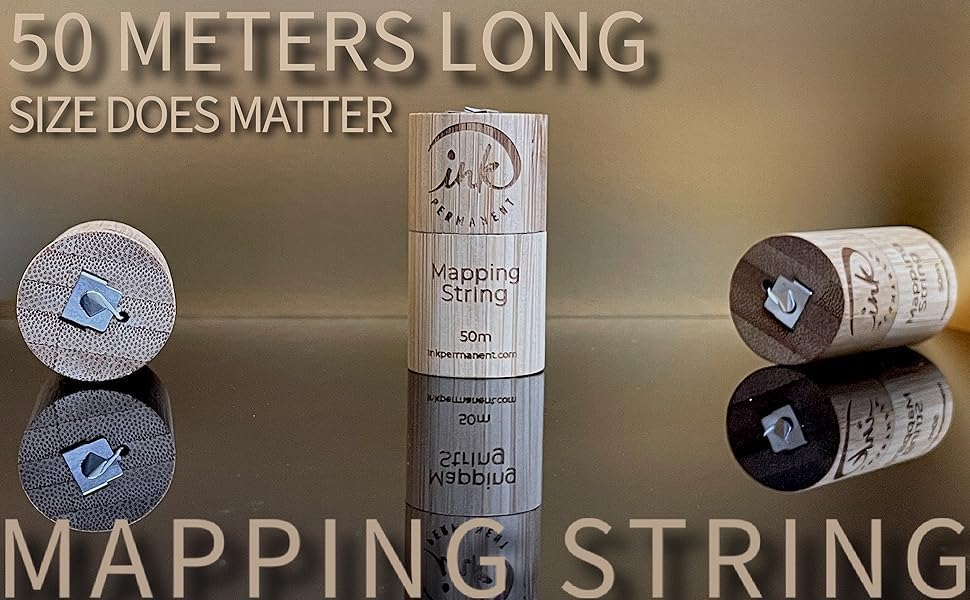 Ink Permanent 165ft brow mapping string supports long mapping sessions