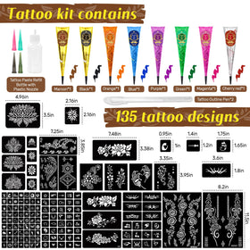 InkForge 135 stencil designs spread for diverse tattoo ideas