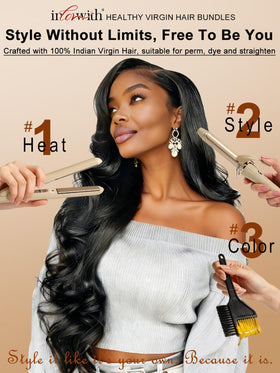 Inlovwith body wave bundles thick ends ensure a natural, seamless blend.
