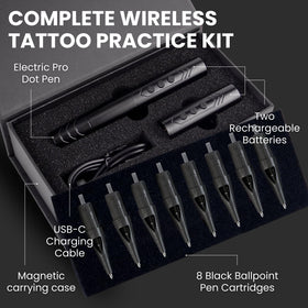 Inlumino Heart Ink eight black cartridges ensuring consistent dot density.