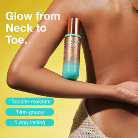 Innbeauty Project Bronze Body Glow Oil dispense tip provides silky, quick-absorb application