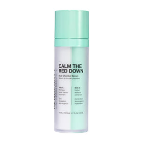 Innbeauty Project Calm the Red Down bottle front with dual-chamber design for redness relief
