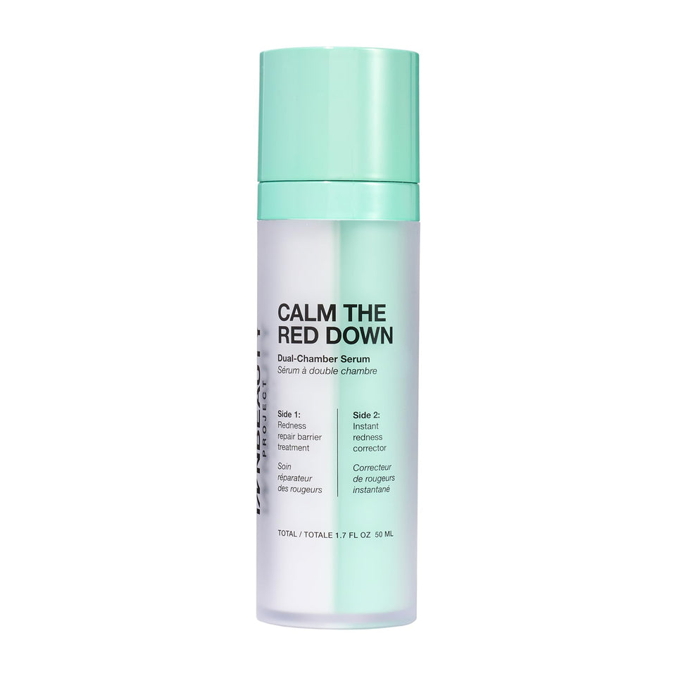 Innbeauty Project Calm the Red Down bottle front with dual-chamber design for redness relief