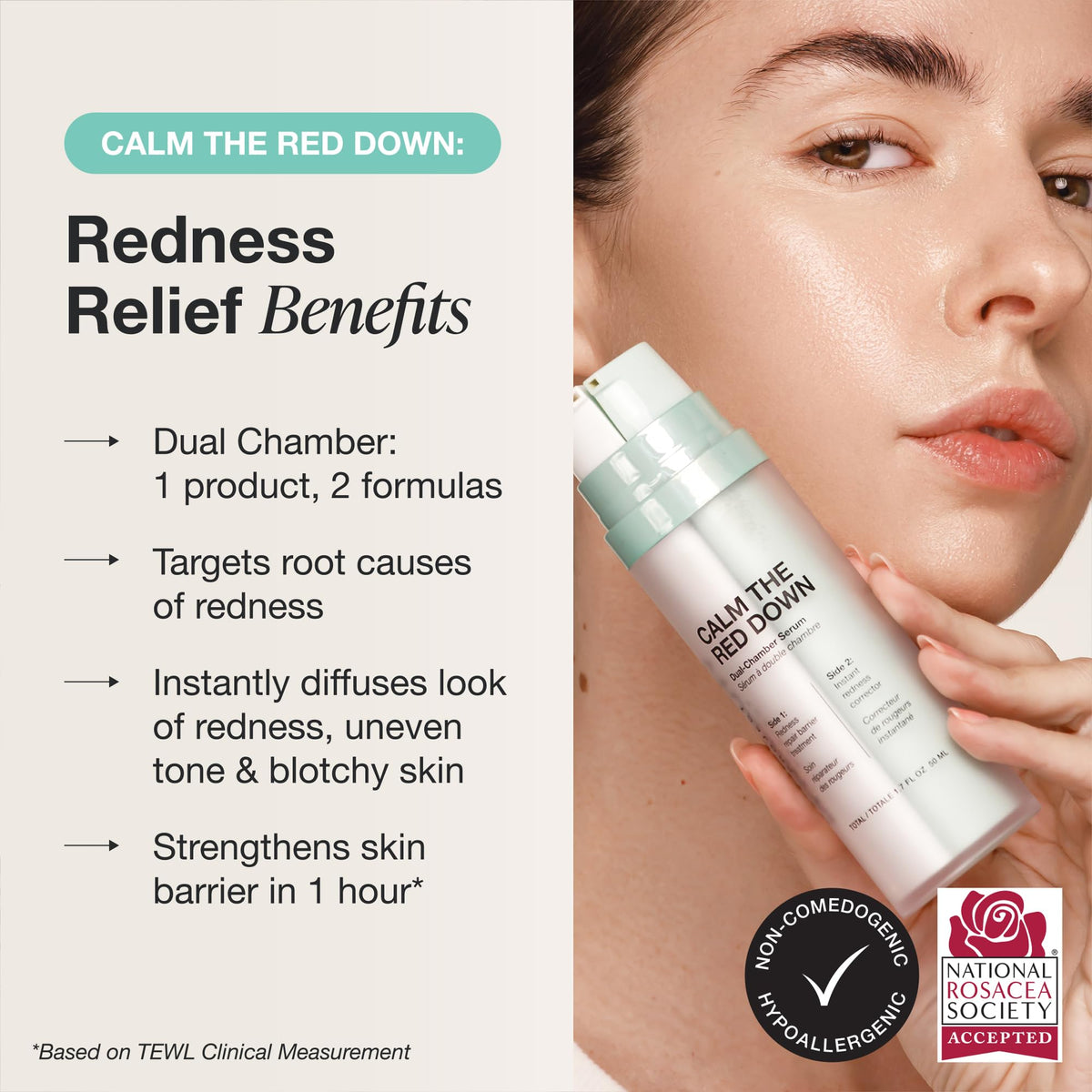Innbeauty Project Calm the Red Down creamy texture appears light and non-greasy