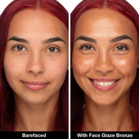 Innbeauty Project Face Glaze worn on skin for glow and hydration as needed.