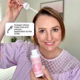 Innerbloom PG dissolution detail improves scalp absorption.
