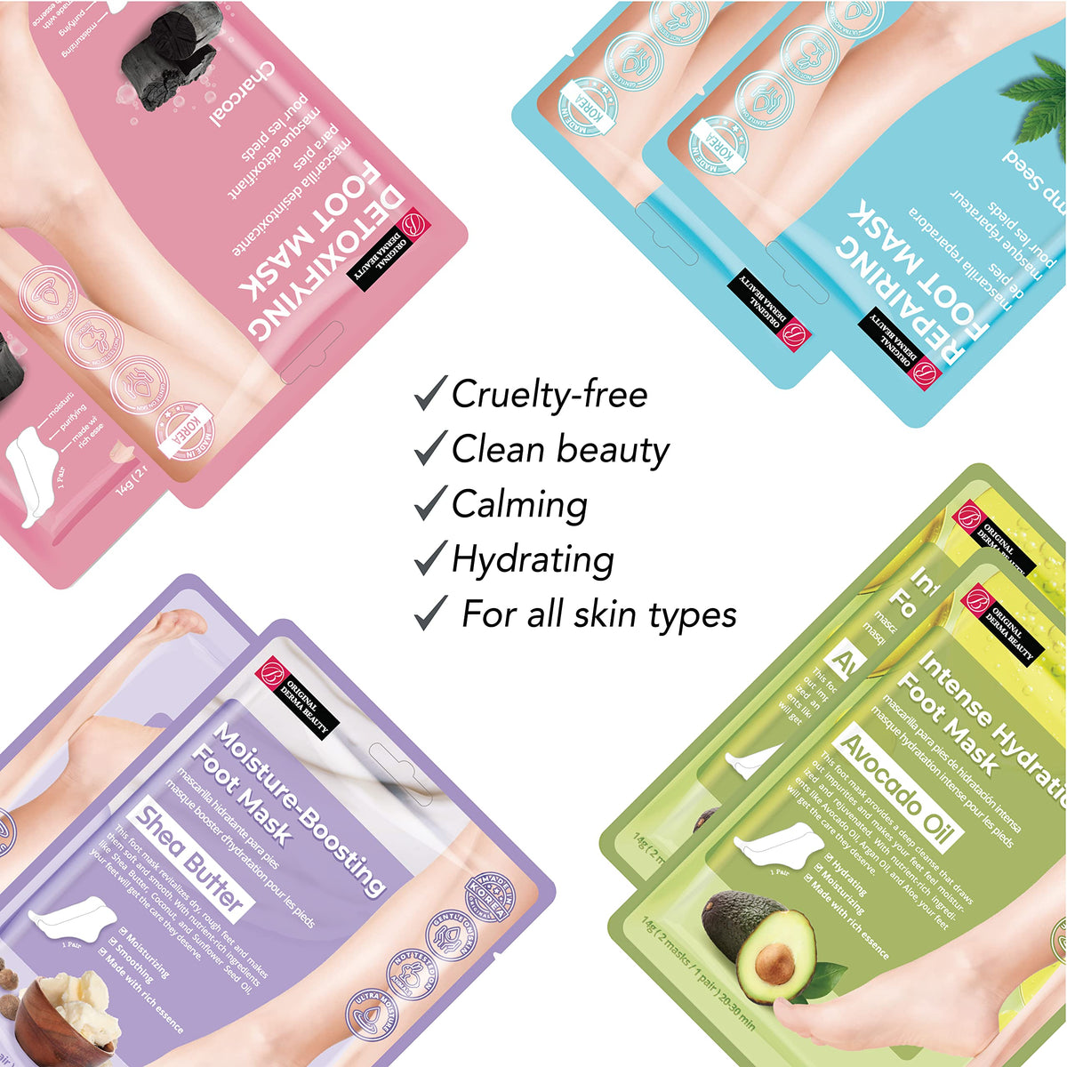 Innerest Foot Mask targets dry skin with soothing moisture