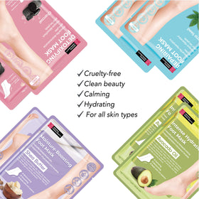 Innerest Foot Mask targets dry skin with soothing moisture