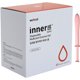 Innergarm Wettrust disposable applicator shown for quick cleansing and hydration
