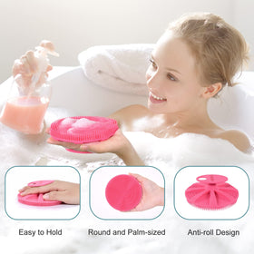 INNERNEED ergonomic shower brush design supports secure grip during cleansing.