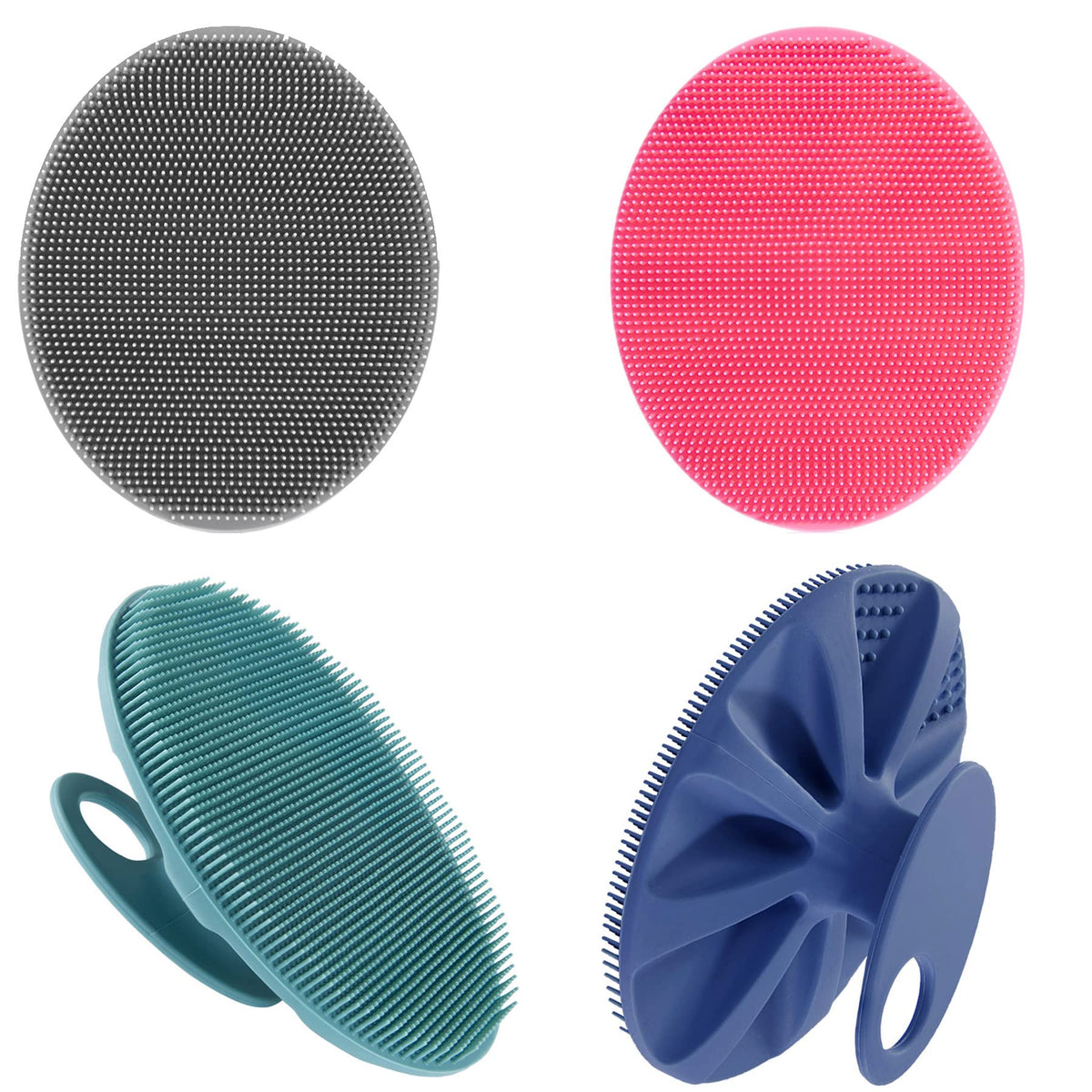 INNERNEED food-grade soft silicone body brush for gentle exfoliation.