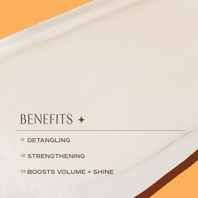 INNERSENSE conditioner being applied to damp hair for detangling ease