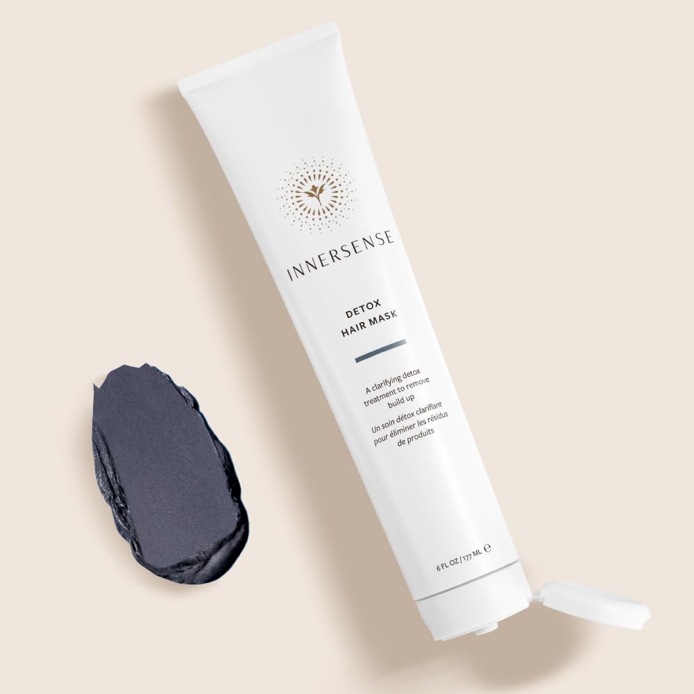 INNERSENSE Detox Hair Mask after-use hair shows softer, more manageable strands