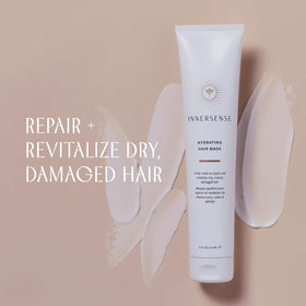 INNERSENSE mask with tamanu oil shows nourishing care for depleted hair
