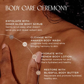 INNERSENSE Renew Body Lotion cap closeup with premium pump for controlled application