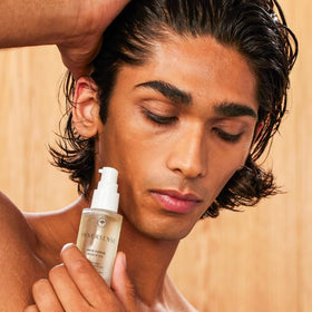 INNERSENSE Wellness ritual—scalp oil for daily care and potential benefits.