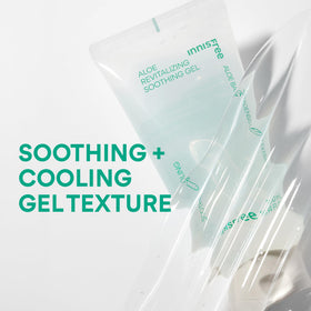 Innisfree Aloe Vitalizing Gel applied to the arm to soothe dry skin.