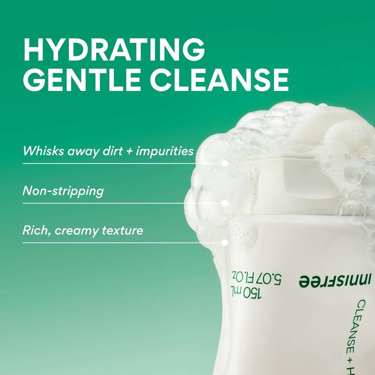 innisfree cleansing oil application on face showing makeup removal motion