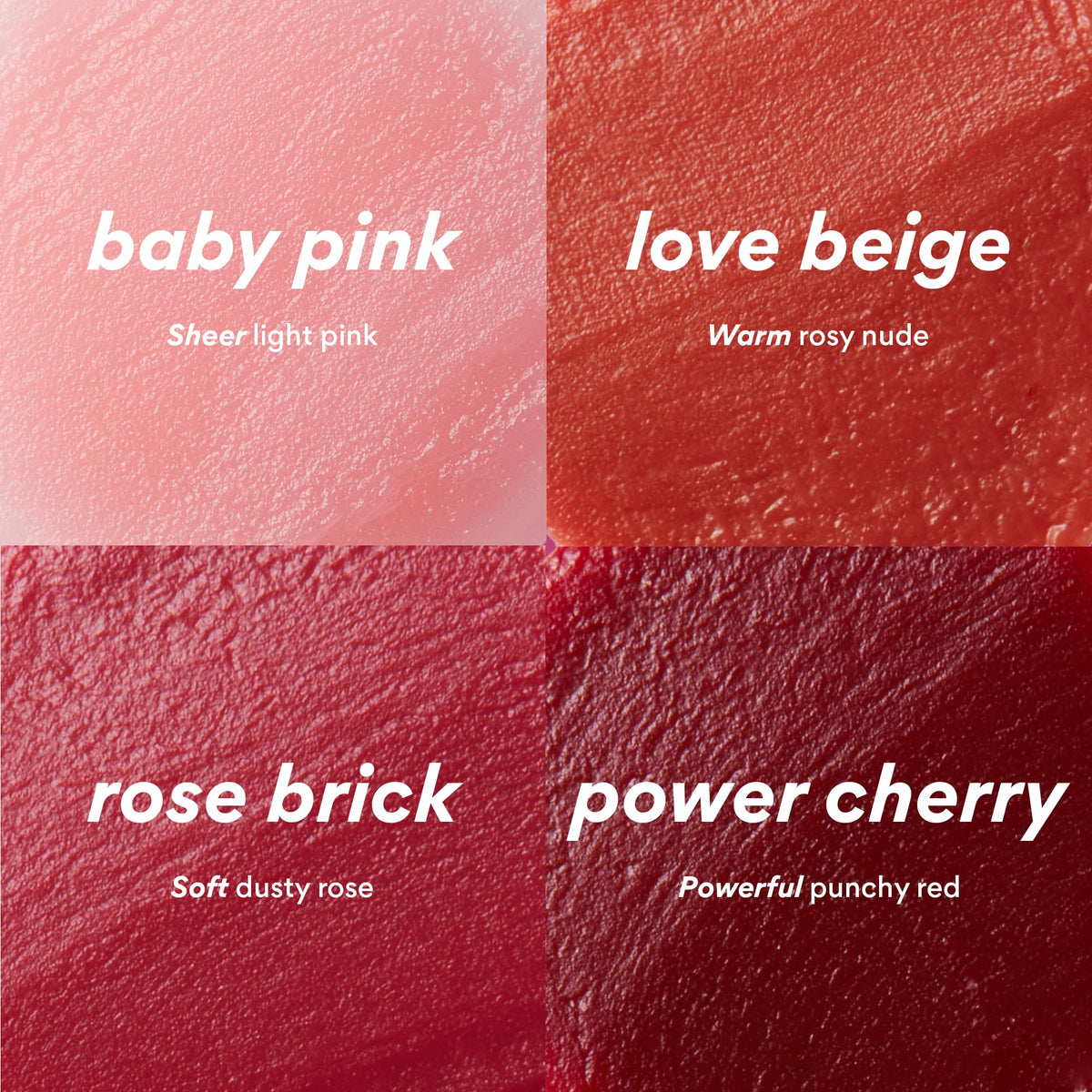 Innisfree Dewy Tint Lip Balm application close-up demonstrates glide-on moisture